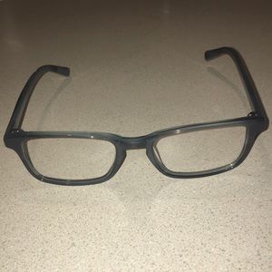 Warby Parker Hardy glasses in Striped Pacific